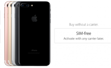 苹果开始在美国销售无SIM卡解锁iPhone 7型号