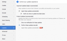 CCleaner 5 50具有用于控制程序更新的新选项