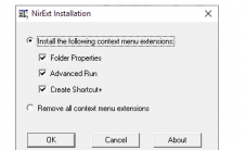 Nirsoft的NirExt向Windows资源管理器添加了选项