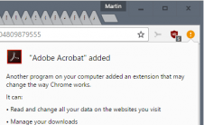 最新的Adobe Acrobat Reader DC安装了Chrome扩展程序