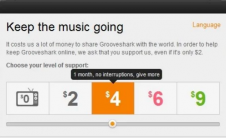 Grooveshark要求用户订阅或其他不可跳过的广告