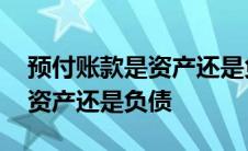 预付账款是资产还是负债类账户 预付账款是资产还是负债 