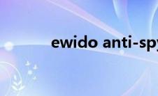 ewido anti-spyware ewido 