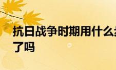 抗日战争时期用什么步枪 抗日战争用曳光弹了吗 