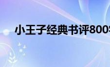 小王子经典书评800字 小王子经典书评 