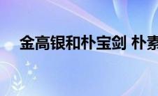 金高银和朴宝剑 朴素丹和金高银长得像 