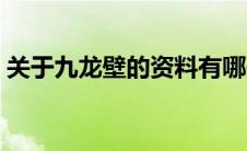 关于九龙壁的资料有哪些 关于九龙壁的资料 