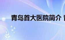 青岛首大医院简介 青岛山大医院地址 