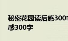 秘密花园读后感300字怎么写 秘密花园读后感300字 