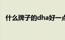 什么牌子的dha好一点 什么牌子的dha好 