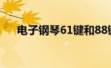 电子钢琴61键和88键的区别 电子钢琴 