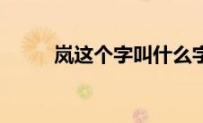 岚这个字叫什么字 岚にしやがれ 