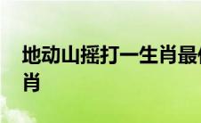 地动山摇打一生肖最佳答案 地动山摇打一生肖 