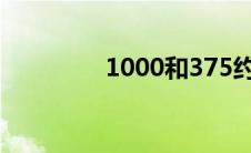 1000和375约分 1000he 