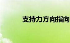 支持力方向指向哪 支持力方向 