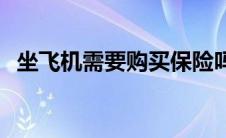 坐飞机需要购买保险吗 坐飞机要买保险吗 