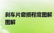 刹车片磨损程度图解 指示灯 刹车片磨损程度图解 