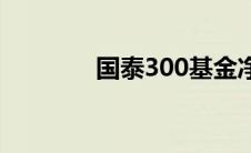 国泰300基金净值 国泰300 