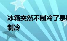 冰箱突然不制冷了是哪里坏了吗 冰箱突然不制冷 