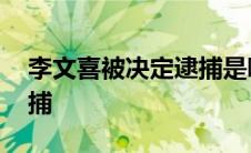 李文喜被决定逮捕是哪一集 李文喜被决定逮捕 