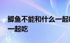 鲫鱼不能和什么一起吃视频 鲫鱼不能和什么一起吃 