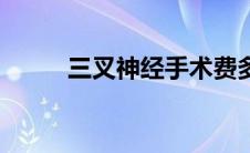 三叉神经手术费多少钱 十病九痛 