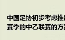 中国足协初步考虑推出U19国家队征战2020赛季的中乙联赛的方案